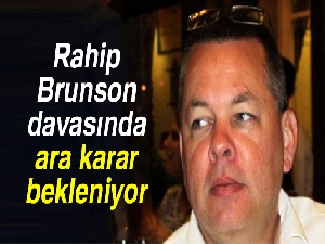 Rahip Brunson'a tahliye