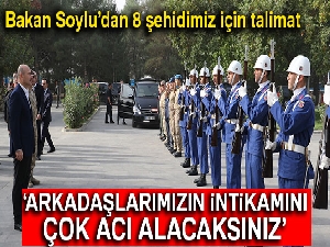 Bakan Soylu'dan 8 şehit için talimat: 'Arkadaşlarımızın intikamını çok acı alacaksınız'