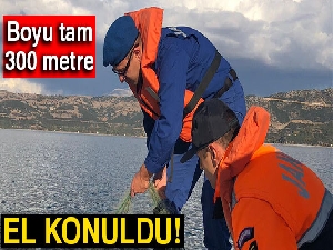 300 metre ağa el konuldu