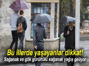 Bu illerde yaşayanlar dikkat! Sağanak ve gök gürültülü sağanak yağış geliyor |17 Ekim yurtta hava durumu