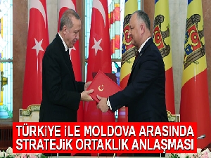 Moldova ile Türkiye arasında Stratejik Ortaklık Açıklaması imzalandı