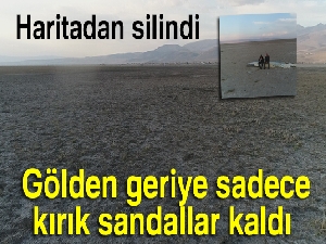 Eber Gölü haritadan silindi