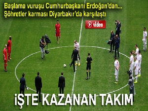 Şöhretler karması Diyarbakır'da karşılaştı |İşte kazanan takım