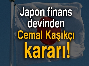 Japon finans devinden Cemal Kaşıkçı kararı