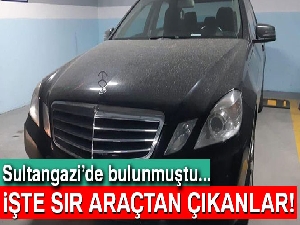 Sultangazi'de sır araçtan bunlar çıktı