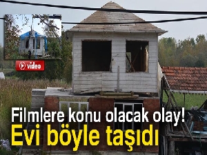 Baba yadigarı evi, kendi evinin üzerine taşıdı