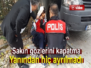 Yaralı Afgan gence polisten, 'sakın gözlerini kapatma'