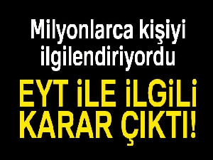 Emeklilikte yaş önergesi reddedildi