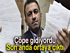 İstanbul'un bilinmeyen tarihine ışık tutan notlar çöpe gidiyordu