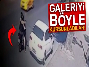Bakırköy'de oto galeriye böyle kurşun yağdırdılar