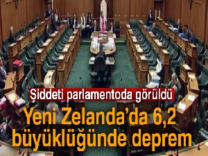Yeni Zelanda'da 6,2 büyüklüğünde deprem