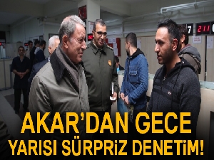 Bakan Akar'dan askerlik şubelerine gece denetlemesi