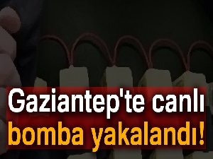 Gaziantep'te canlı bomba yakalandı!