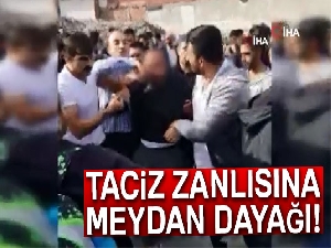 Taciz zanlısına meydan dayağı!