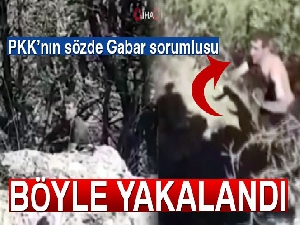 Şırnak'ta teröristin yakalanma anı kameraya yansıdı