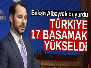 Bakan Albayrak: 'Türkiye iş yapma kolaylığında 17 sıra yükseldi'
