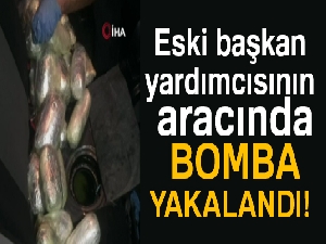 Kapatılan BDP'li eski başkan yardımcısının aracında bomba yakalandı