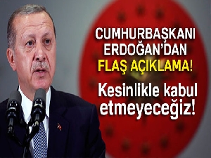 Cumhurbaşkanı Erdoğan: 'Doğu Akdeniz'deki doğal kaynakların gasp edilmesini kabul etmeyeceğiz'