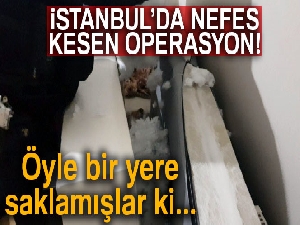 İstanbul'da torbacıların 'zula evine' nefes kesen operasyon