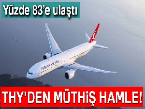 THY, yolcu artışı devam ediyor