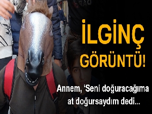 İstiklal Caddesi'nde ilginç görüntü