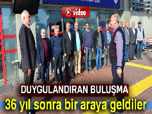 36 yıl sonra buluşan tertipler içtima yaptı