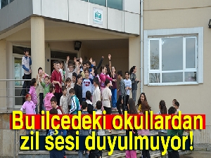 Bu ilçedeki okullardan zil sesi duyulmuyor