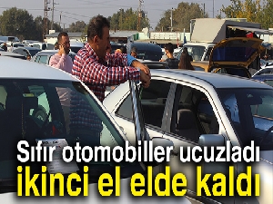 Sıfır otomobiller 30 bin lira ucuzladı, ikinci el elde kaldı