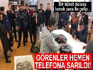 Bir küvet dolusu bozuk para ile Iphone XS satın aldı