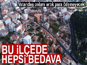 Bu ilçede açık otoparklar bedava