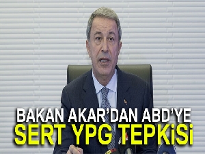 Milli Savunma Bakanı Akar'dan ABD'ye YPG tepkisi
