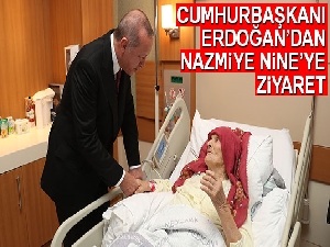 Cumhurbaşkanı Erdoğan'dan hasta ziyareti