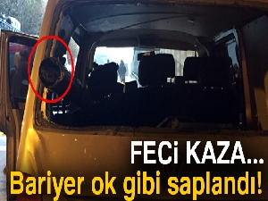 Sultangazi'de bariyer araca saplandı: 1 ölü