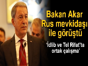 Bakan Akar Rus mevkidaşı ile görüştü