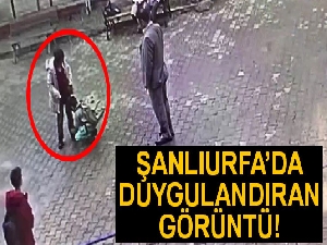 Şanlıurfa'da duygulandıran görüntü