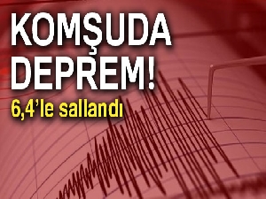 İran'da 6,4 büyüklüğünde deprem