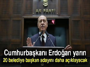 Cumhurbaşkanı Erdoğan yarın 20 ismi daha açıklayacak