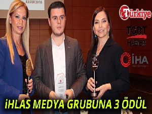 İhlas Medya Grubuna 3 ödül