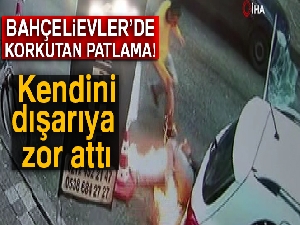 Bahçelievler'de korkutan patlama