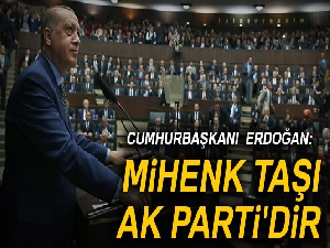 Cumhurbaşkanı Erdoğan: Mihenk taşı AK Parti'dir