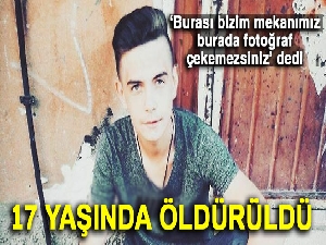 Parkta fotoğraf çektirdiği için öldürüldü