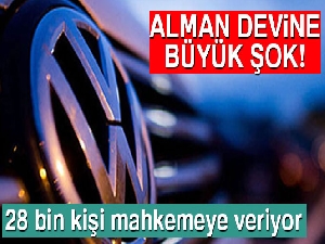 28 bin kişi, Volkswagen'i mahkemeye veriyor