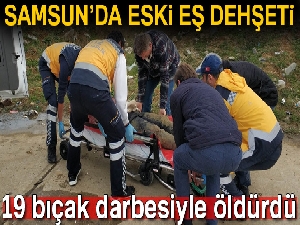 Hastane otoparkında boşandığı karısını 19 bıçak darbesiyle öldürdü