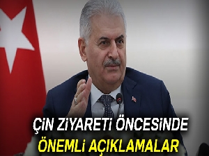 TBMM Başkanı Binali Yıldırım'dan Çin ziyareti öncesinde önemli açıklamalar