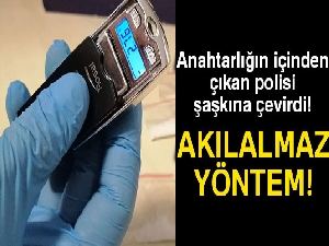 Anahtarlığın içinden çıkan, polisi şaşkına çevirdi