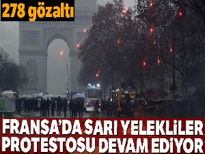 Fransa'da 278 kişi gözaltına alındı