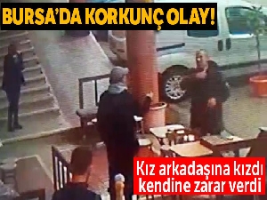 Kız arkadaşına kızan adam kendine zarar verdi, özel güvenlikçi böyle ölümden kurtardı