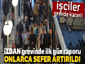 İZBAN grevinde ilk gün raporu: Onlarca sefer artırıldı
