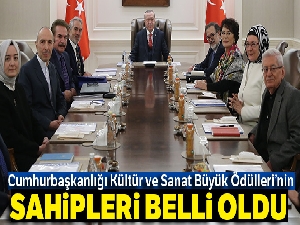 Cumhurbaşkanlığı Kültür ve Sanat Büyük Ödülleri'nin sahipleri belli oldu !