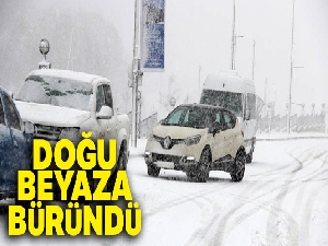 Doğu beyaza büründü